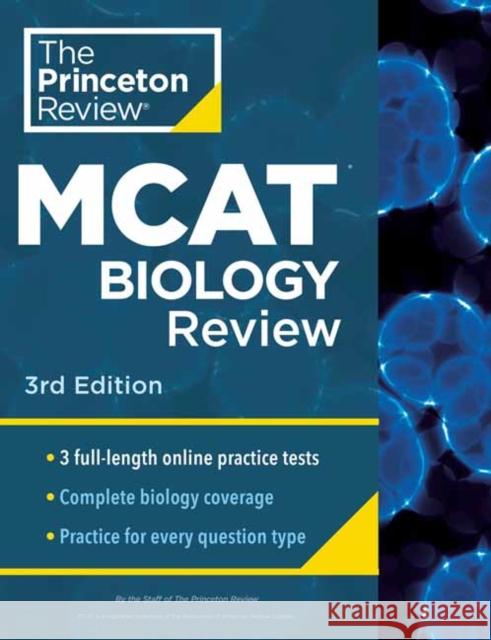 Princeton Review MCAT Biology Review, 3rd Edition: Complete Content Prep + Practice Tests The Princeton Review 9780593516232 Princeton Review