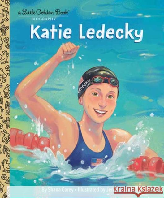 Katie Ledecky: A Little Golden Book Biography Jen Bricking 9780593706251 Random House USA Inc