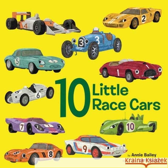 10 Little Race Cars Annie Bailey Jeff Harter 9780593710098 Doubleday Books for Young Readers