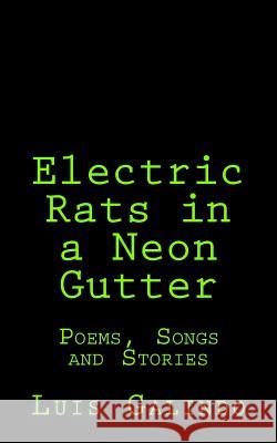 Electric Rats in a Neon Gutter: Poems, Songs and Stories Luis Galindo 9780615977171 Luis Galindo