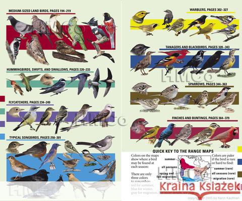 Kaufman Field Guide to Birds of North America Kenn Kaufman Rick Bowers Nora Bowers 9780618574230 Houghton Mifflin Company