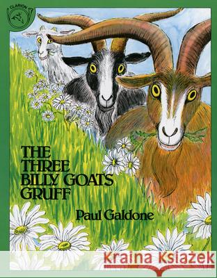 The Three Billy Goats Gruff Big Book Paul Galdone 9780618836857 Clarion Books