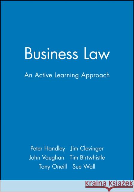Business Law Handley, Peter 9780631201830 Wiley-Blackwell