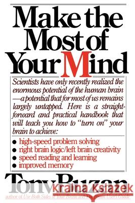 Make the Most of Your Mind Tony Buzan 9780671495190 Fireside Books