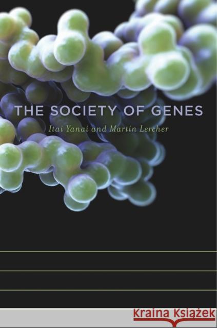 The Society of Genes Itai Yanai Martin Lercher 9780674425026