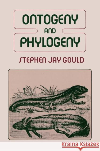 Ontogeny and Phylogeny Stephen Jay Gould 9780674639416