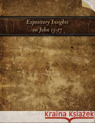 Expository Insights on John 13-17: A Workbook for Expository Preaching David a. Christensen 9780692849545