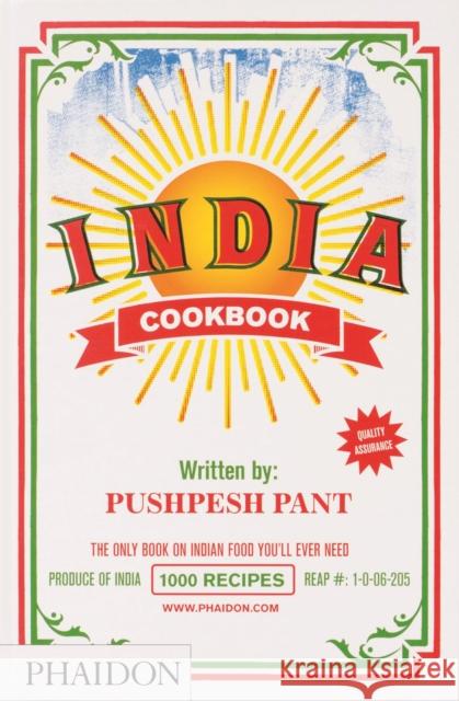 India: The Cookbook Pushpesh Pant 9780714859026 Phaidon Press Ltd