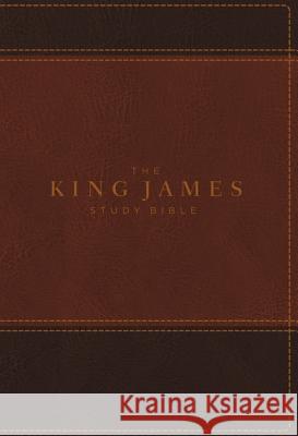 The King James Study Bible, Imitation Leather, Brown, Indexed, Full-Color Edition Thomas Nelson 9780718079918