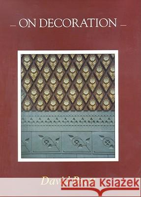 On Decoration David Bret David Brett 9780718828011 Lutterworth Press