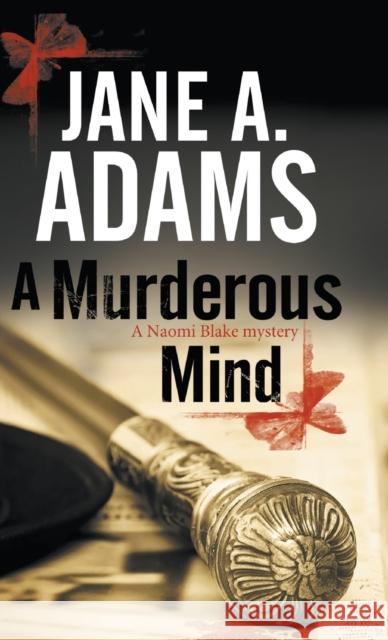 A Murderous Mind Jane A. Adams 9780727895301 Canongate Books