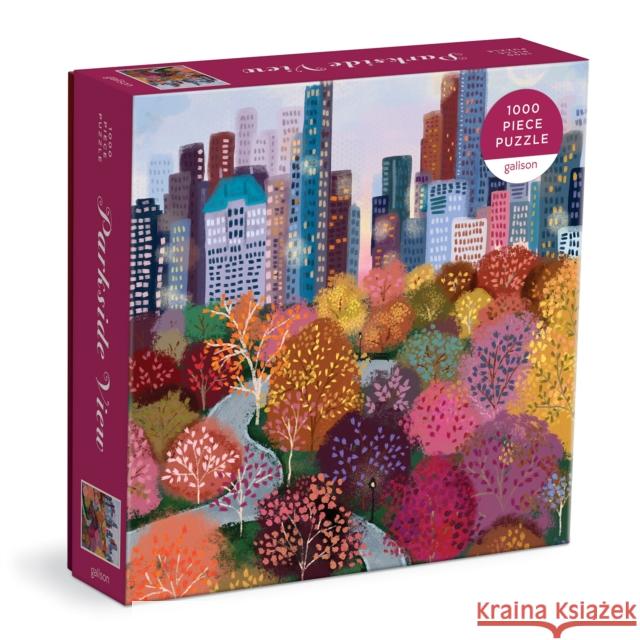 PARKSIDE VIEW 1000 PC PUZZLE IN A SQUARE GALISON 9780735371682