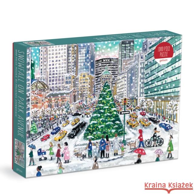 Michael Storrings Snowfall on Park Avenue 1000 Piece Puzzle Galison 9780735371989