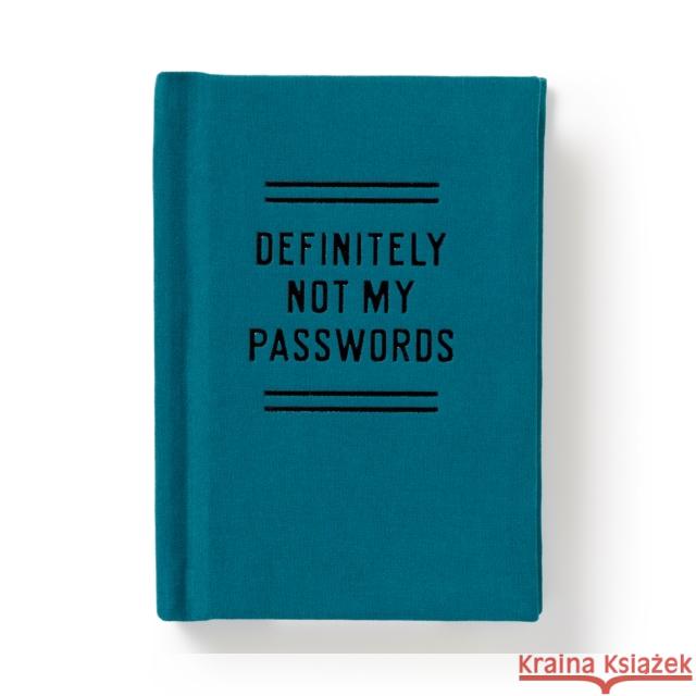 Definitely Not My Passwords - Password Diary Galison 9780735382992