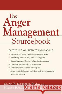 The Anger Management Sourcebook Glen R Schiraldi 9780737305913 0