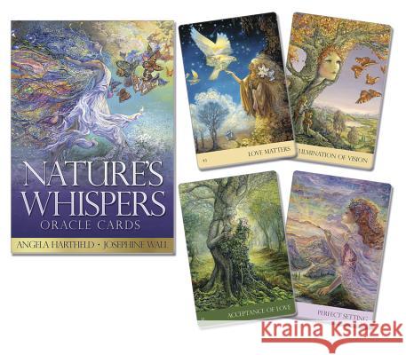 Nature's Whispers Oracle Cards Angela Hartfield Josephine Wall 9780738746579