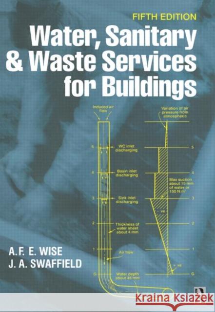 Water, Sanitary and Waste Services for Buildings A. F. E. Wise John Swaffield Alan Frederick Edwar Wise 9780750652551 Butterworth-Heinemann