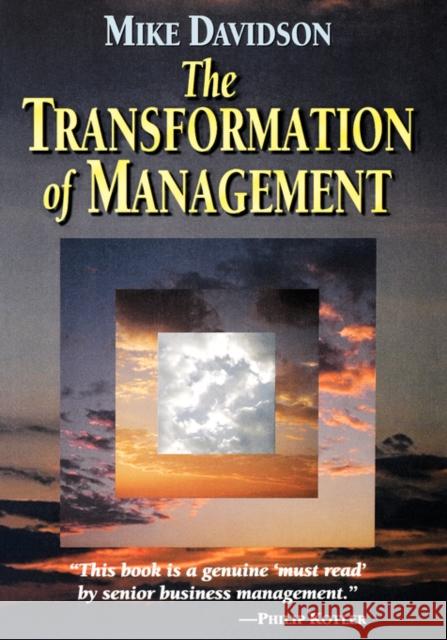 The Transformation of Management Mike Davidson 9780750698146 Butterworth-Heinemann
