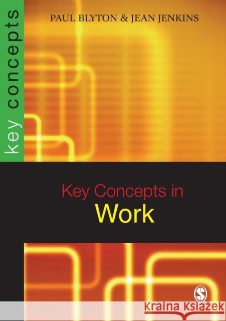 Key Concepts in Work P Blyton 9780761944782 0