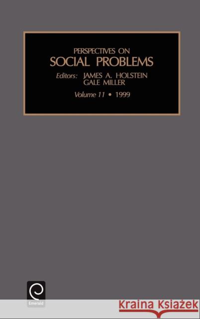 Perspectives on Social Problems James A. Holstein, Gale Miller 9780762304813