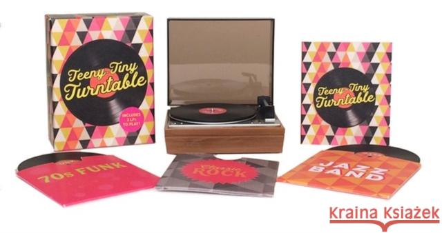 Teeny-Tiny Turntable: Includes 3 Mini-LPs to Play! Running Press 9780762462353 Running Press