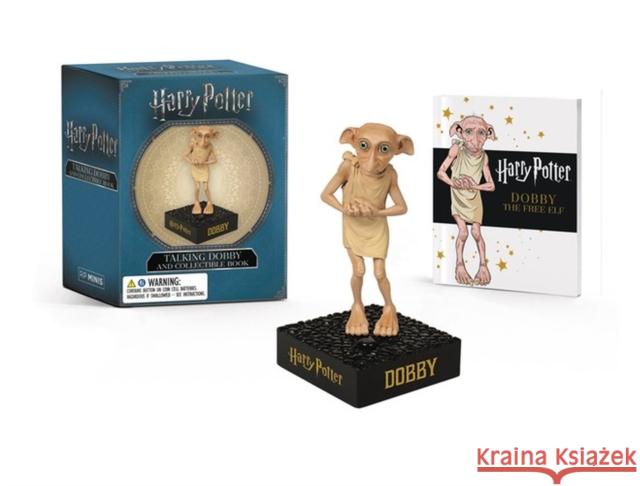 Harry Potter Talking Dobby and Collectible Book Running Press 9780762463107 Running Press