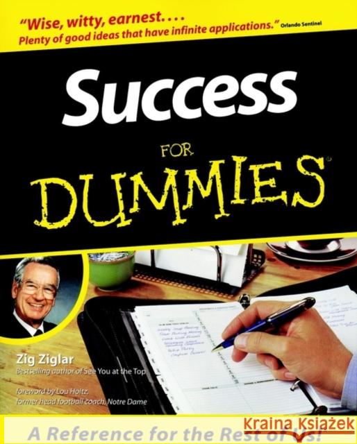 Success for Dummies Ziglar, Zig 9780764550614 For Dummies
