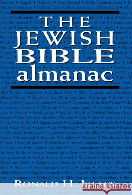 The Jewish Bible Almanac Jason Aronson Inc                        Ronald H. Isaacs 9780765799616