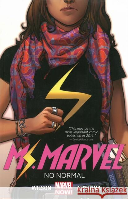Ms. Marvel Volume 1: No Normal Marvel Comics 9780785190219 Marvel Comics