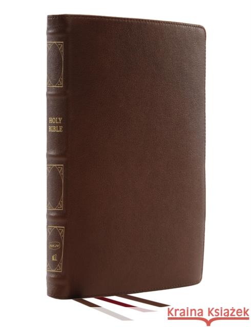 Nkjv, Reference Bible, Classic Verse-By-Verse, Center-Column, Genuine Leather, Brown, Red Letter, Comfort Print: Holy Bible, New King James Version Thomas Nelson 9780785248903