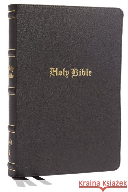 Kjv, Thinline Bible, Large Print, Genuine Leather, Black, Red Letter, Thumb Indexed, Comfort Print: Holy Bible, King James Version Thomas Nelson 9780785253495
