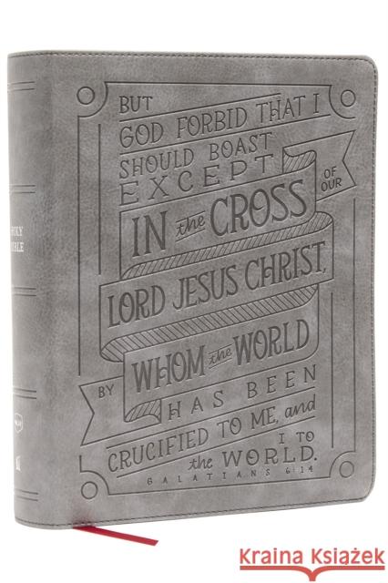 Nkjv, Journal Reference Edition Bible, Verse Art Cover Collection, Leathersoft, Gray, Red Letter, Comfort Print: Let Scripture Explain Scripture. Refl Thomas Nelson 9780785291497 Thomas Nelson