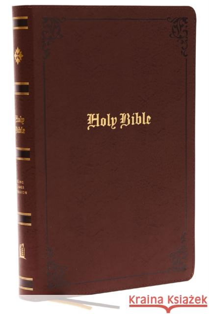Kjv, Large Print Center-Column Reference Bible, Bonded Leather, Brown, Red Letter, Thumb Indexed, Comfort Print: Holy Bible, King James Version Thomas Nelson 9780785296331