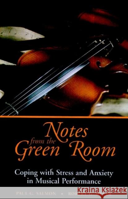 Notes Green Room Salmon, Paul G. 9780787943783 Jossey-Bass
