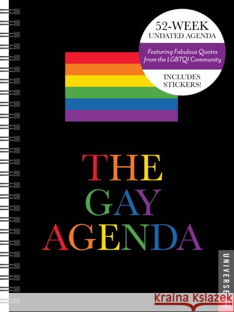 Gay Agenda Perpetual Undated Calendar, The Universe Publishing 9780789337559 Universe Publishing