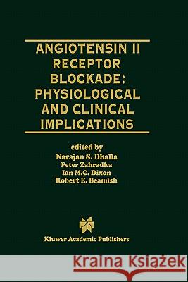 Angiotensin II Receptor Blockade Physiological and Clinical Implications Naranjan Dhalla Peter Zahradka Ian Dixon 9780792381471 Kluwer Academic Publishers