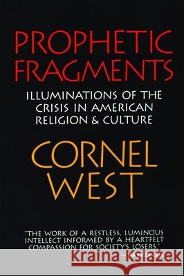 Prophetic Fragments West, Cornel 9780802807212