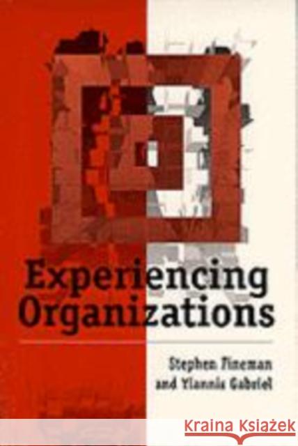 Experiencing Organizations Stephen Fineman Yiannis Gabriel 9780803978706 SAGE PUBLICATIONS LTD