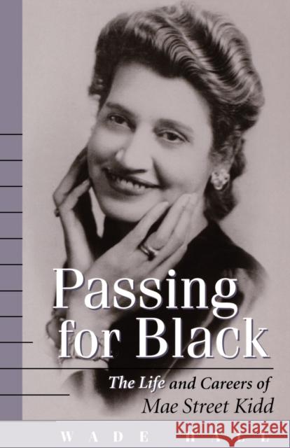 Passing for Black-Pa Hall, Wade 9780813109480 University Press of Kentucky