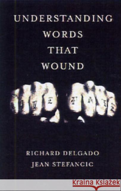 Understanding Words That Wound Richard Delgado 9780813341392