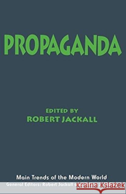 Propaganda Robert Jackall 9780814741962 New York University Press