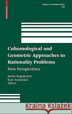 Cohomological and Geometric Approaches to Rationality Problems: New Perspectives Bogomolov, Fedor 9780817649333 Birkhauser Boston
