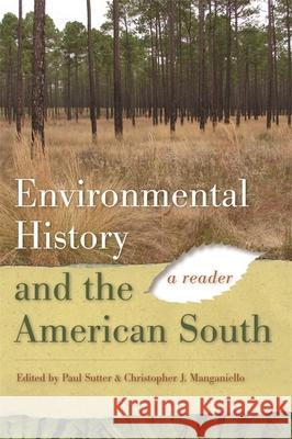 Environmental History and the American South: A Reader Kirby, Jack Temple 9780820333229