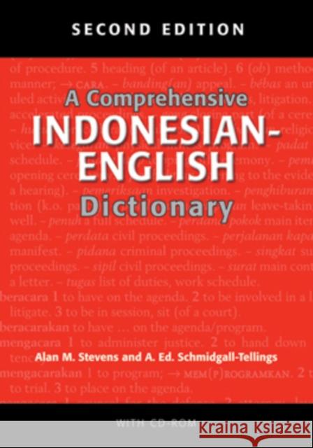 A Comprehensive Indonesian-English Dictionary [With CDROM] Alan M. Stevens A. Schmidgall-Tellings 9780821418970