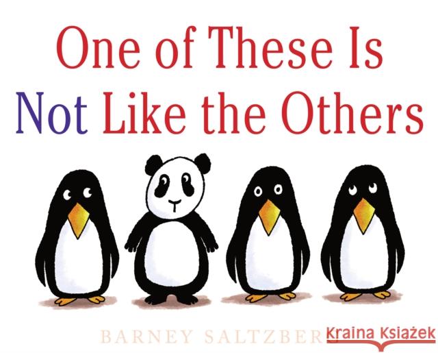 One of These Is Not Like the Others Barney Saltzberg 9780823445608 Neal Porter Books