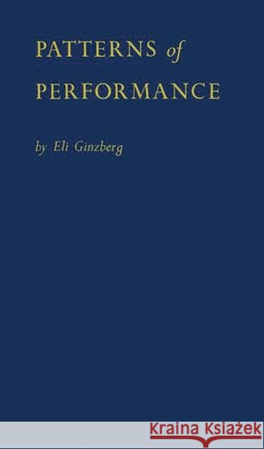 The Ineffective Soldier V3: Patterns of Performance Ginzberg, Eli 9780837184692