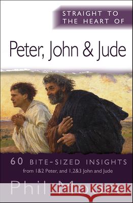 Straight to the Heart of Peter, John and Jude: 60 bite-sized insights Moore, Phil 9780857217561 Monarch Books