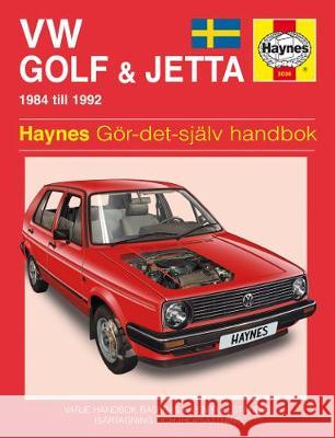 VW Golf and Jetta II (1984 – 1992) Haynes Repair Manual (svenske utgava) Haynes 9780857339607