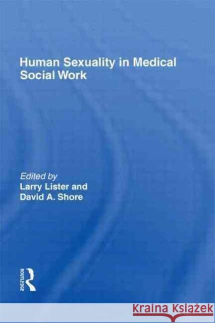 Human Sexuality in Medical Social Work H Lawrence Lister, David A Shore 9780866562546 Taylor and Francis