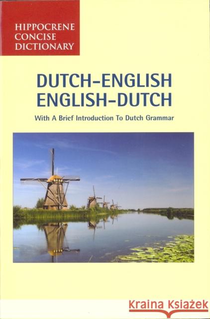 Dutch-English/English-Dutch Concise Dictionary Davidovic Mladen 9780870529108 Hippocrene Books
